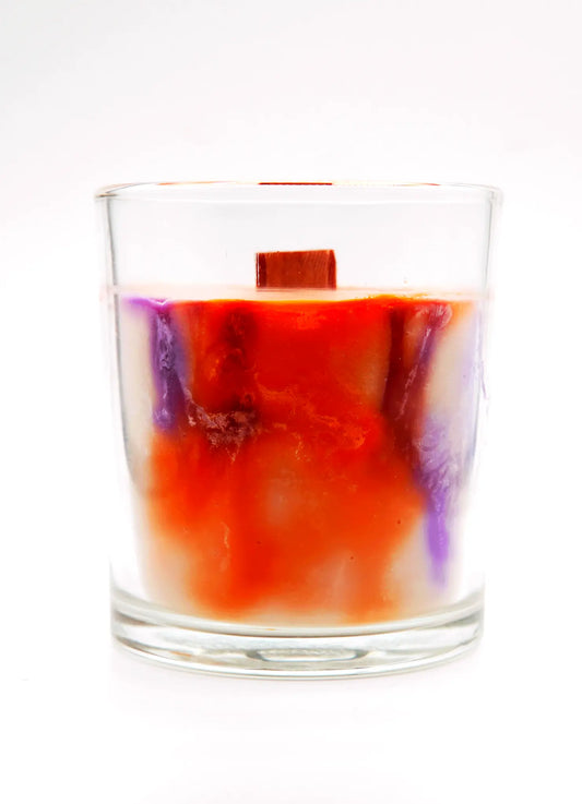 Soja-Duftkerze - Florida Sunset Orange | Lavendel