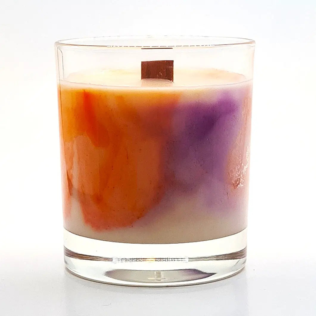 Soja-Duftkerze - Florida Sunset Orange | Lavendel