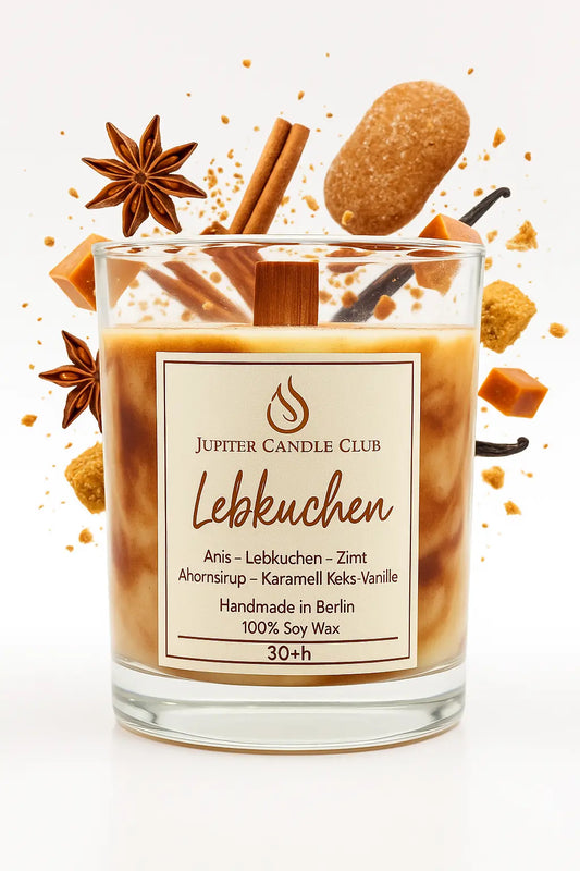 Soja-Duftkerze - Lebkuchen Jupiter Candle Club
