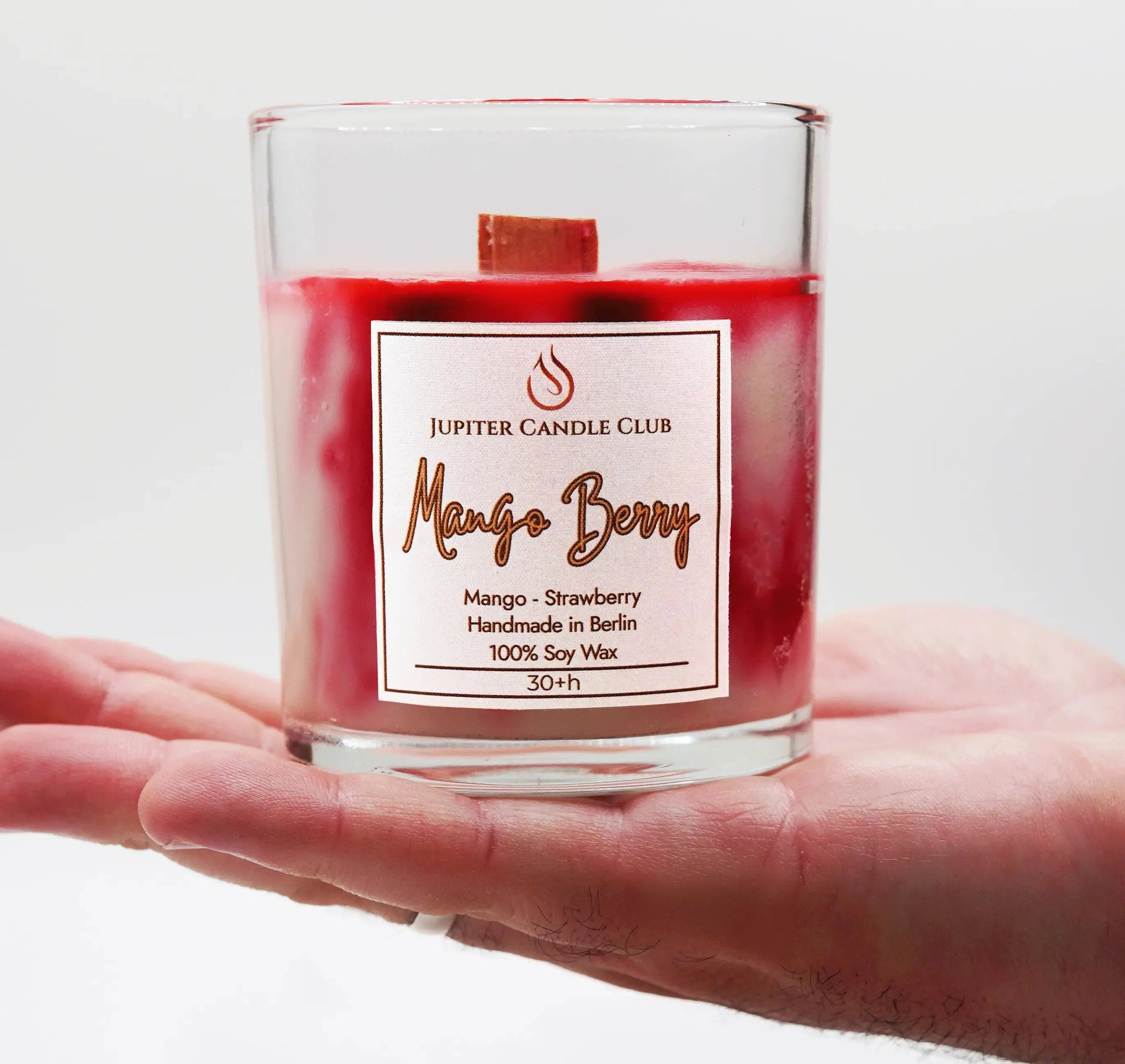 Soja-Duftkerze -Mango Berry Mango | Erdbeere | Vanille