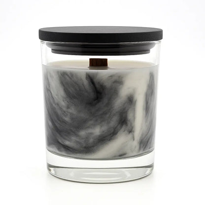 Soja-Duftkerze - Noir Safran | Muskatnuss | Leder