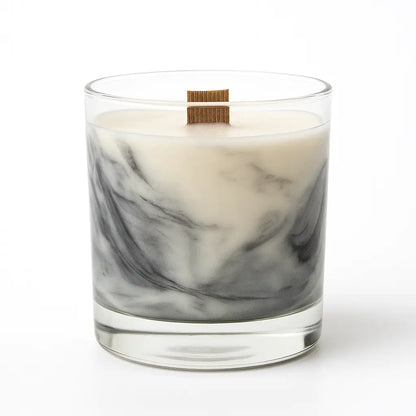 Soja-Duftkerze - Noir Safran | Muskatnuss | Leder