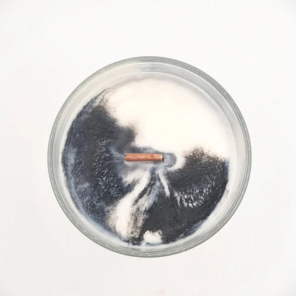 Soja-Duftkerze - Noir Safran | Muskatnuss | Leder